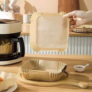 قالب سرخ کن هواپز کاغذی سایز 20 مربع بسته 50 عددی